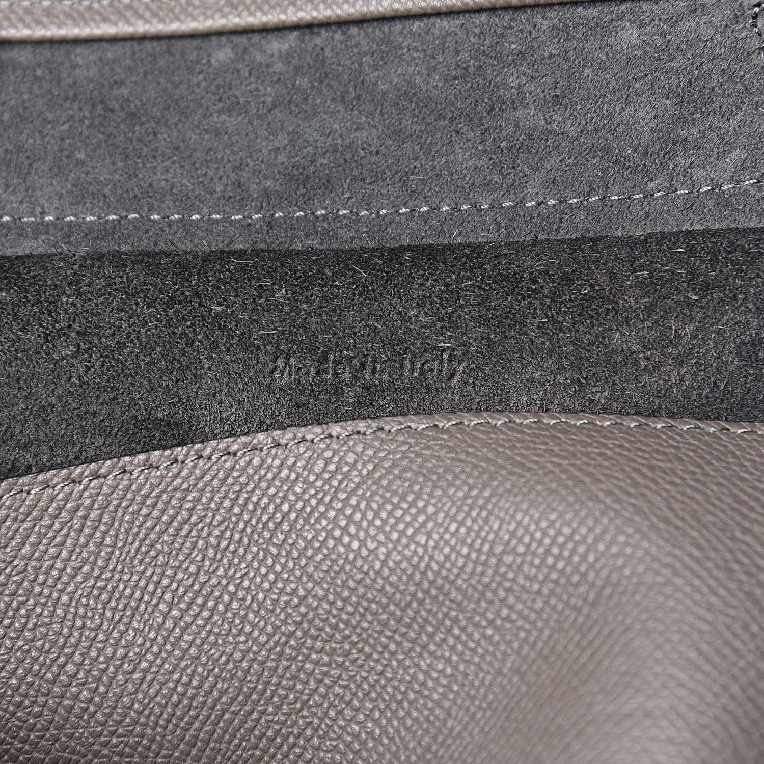 Celine Grained Calfskin Micro Belt Bag Grey 6 of 11