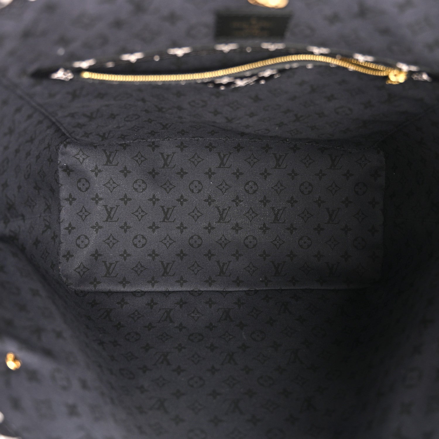 Louis Vuitton Monogram Giant Crafty Neverfull MM Creme Rouge Black 6 of 11
