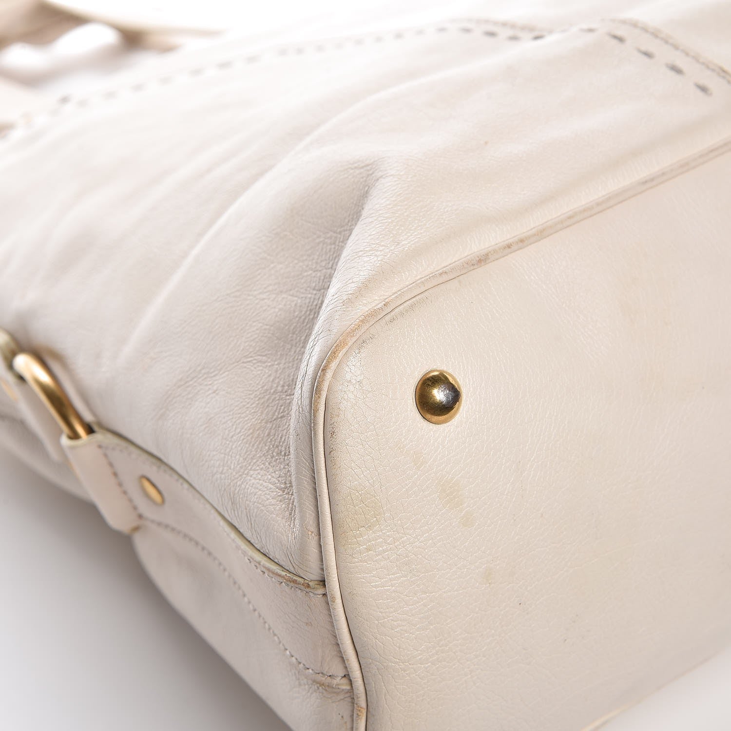 Saint Laurent Calfskin Oversized Muse Ivory 13 of 23