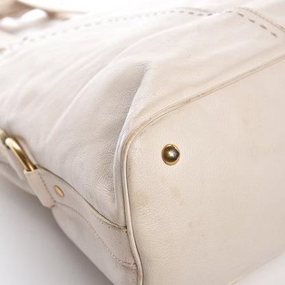 Saint Laurent Calfskin Oversized Muse Ivory 13 of 23