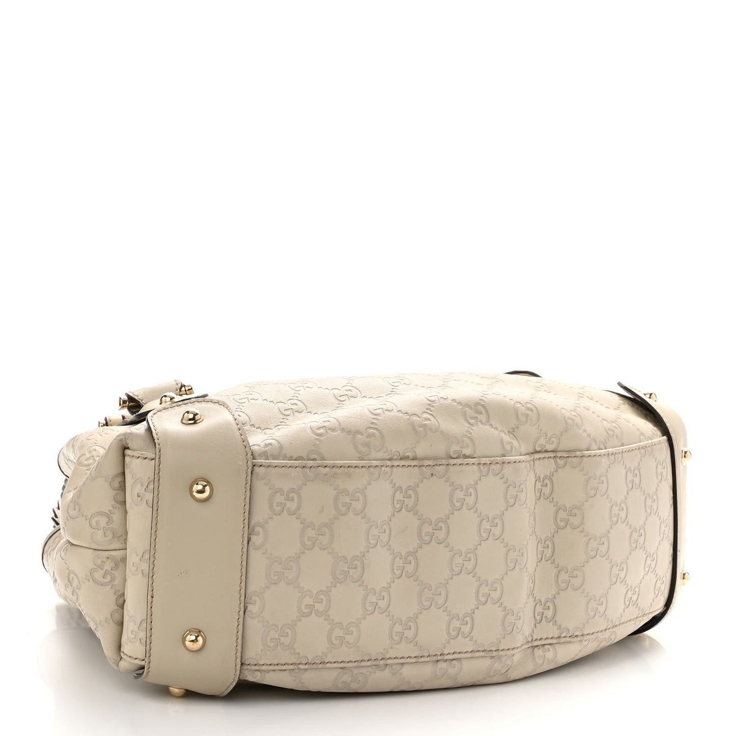 Guccissima Small Pelham Shoulder Bag Off White