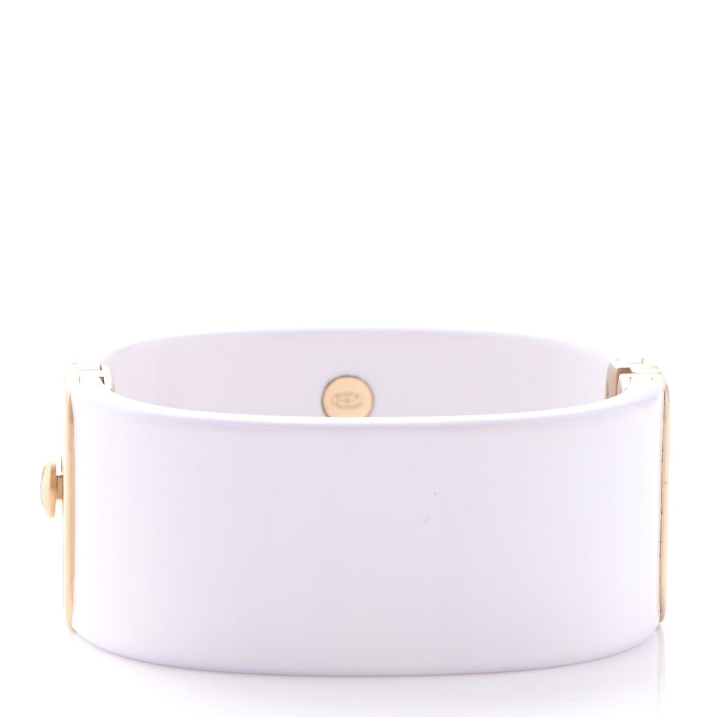 Resin Gripoix CC Cuff White