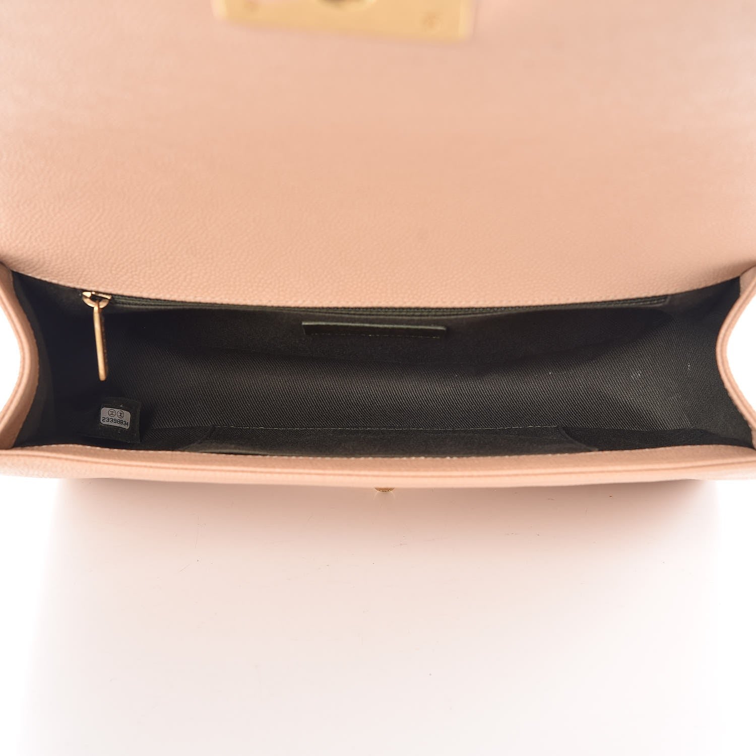 Chanel Caviar Quilted New Medium Boy Flap Beige Clair 5 of 11