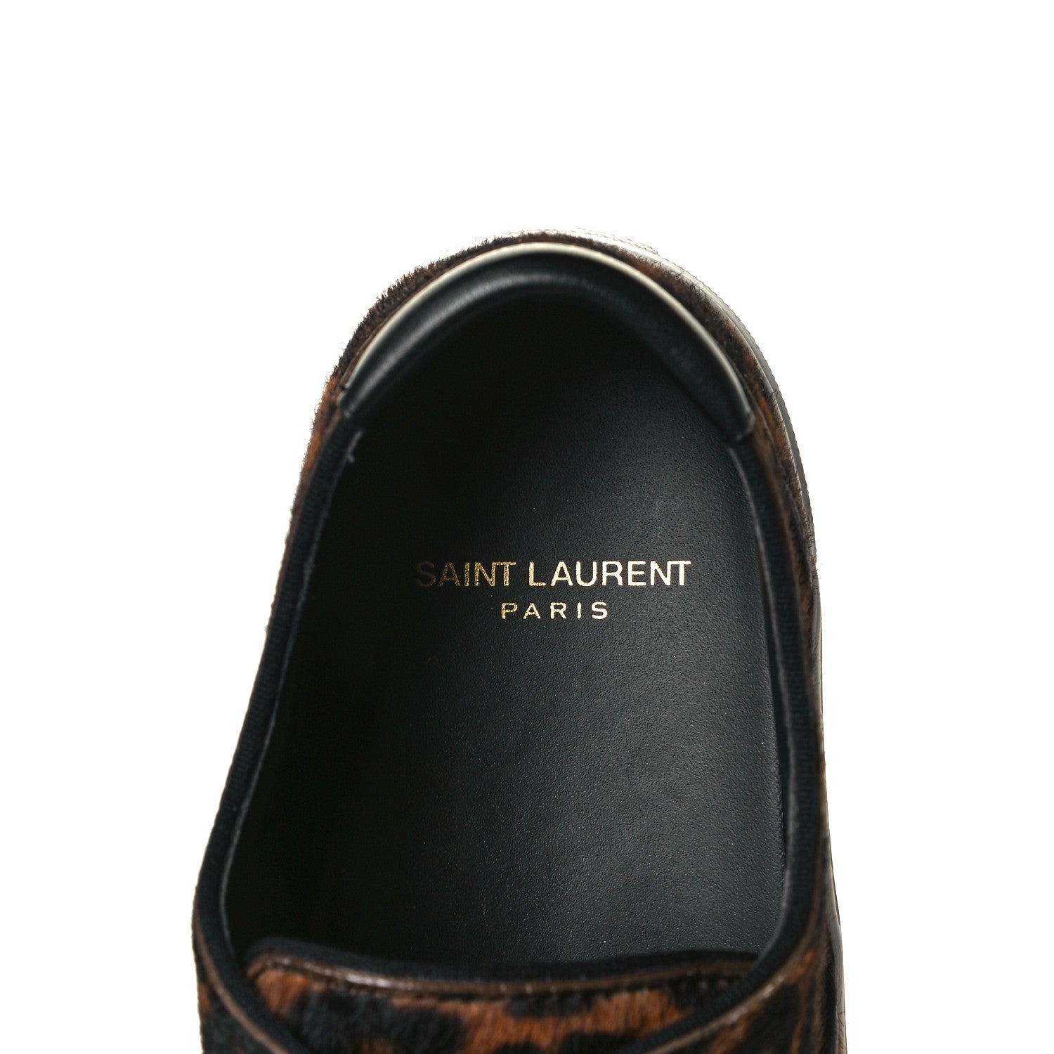 Saint Laurent Pony Hair Venice Low Top Sneakers 39.5 Black 8 of 8