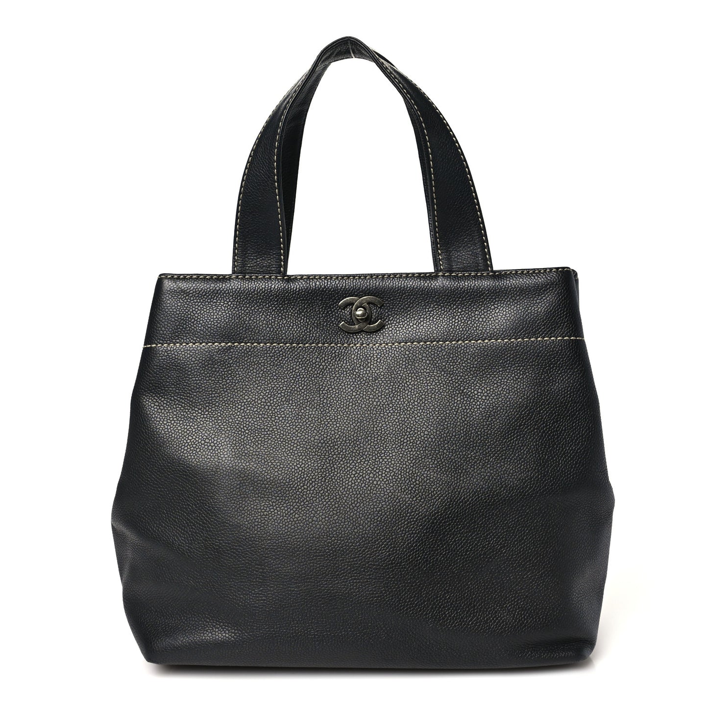 Caviar Shopping Tote Black