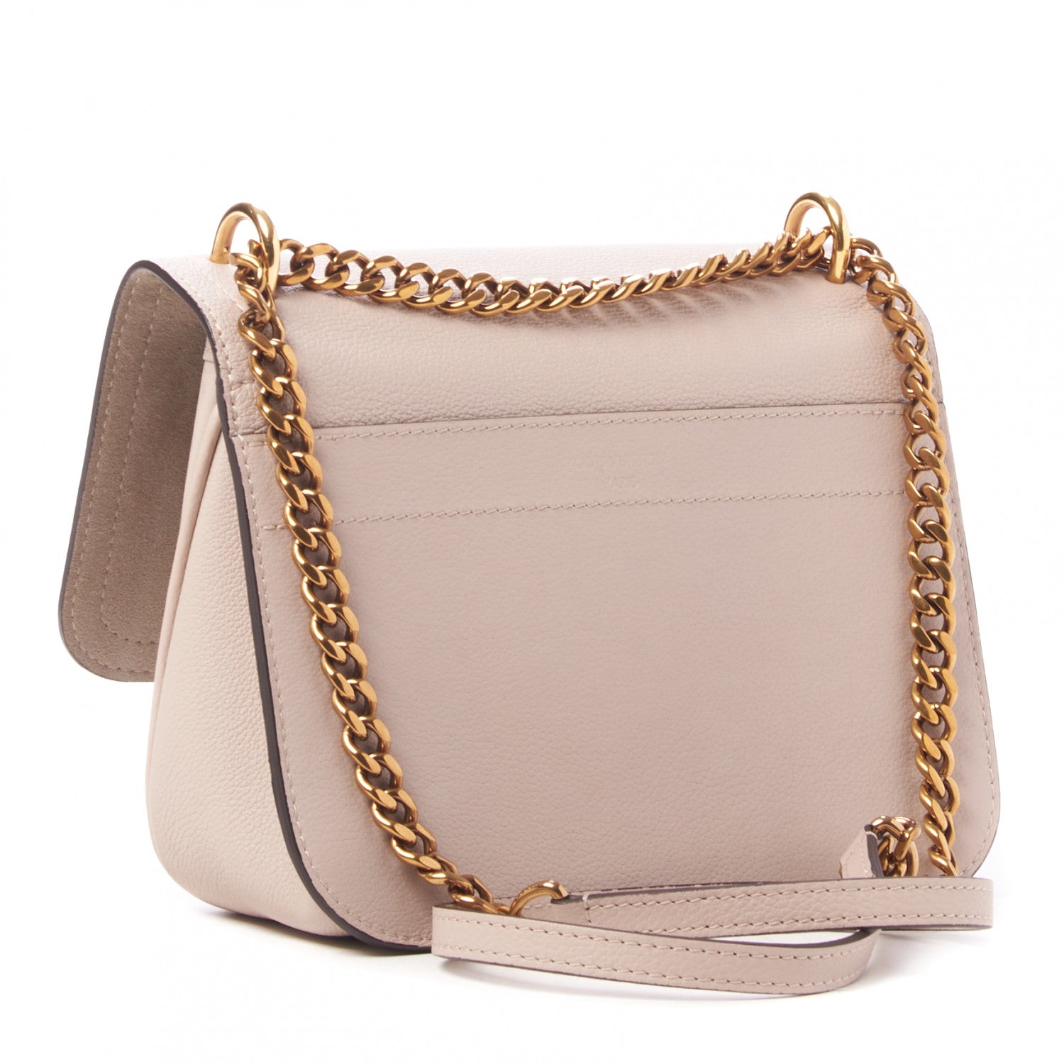 Louis Vuitton Grained Calfskin Lockme Chain Bag Greige 3 of 14