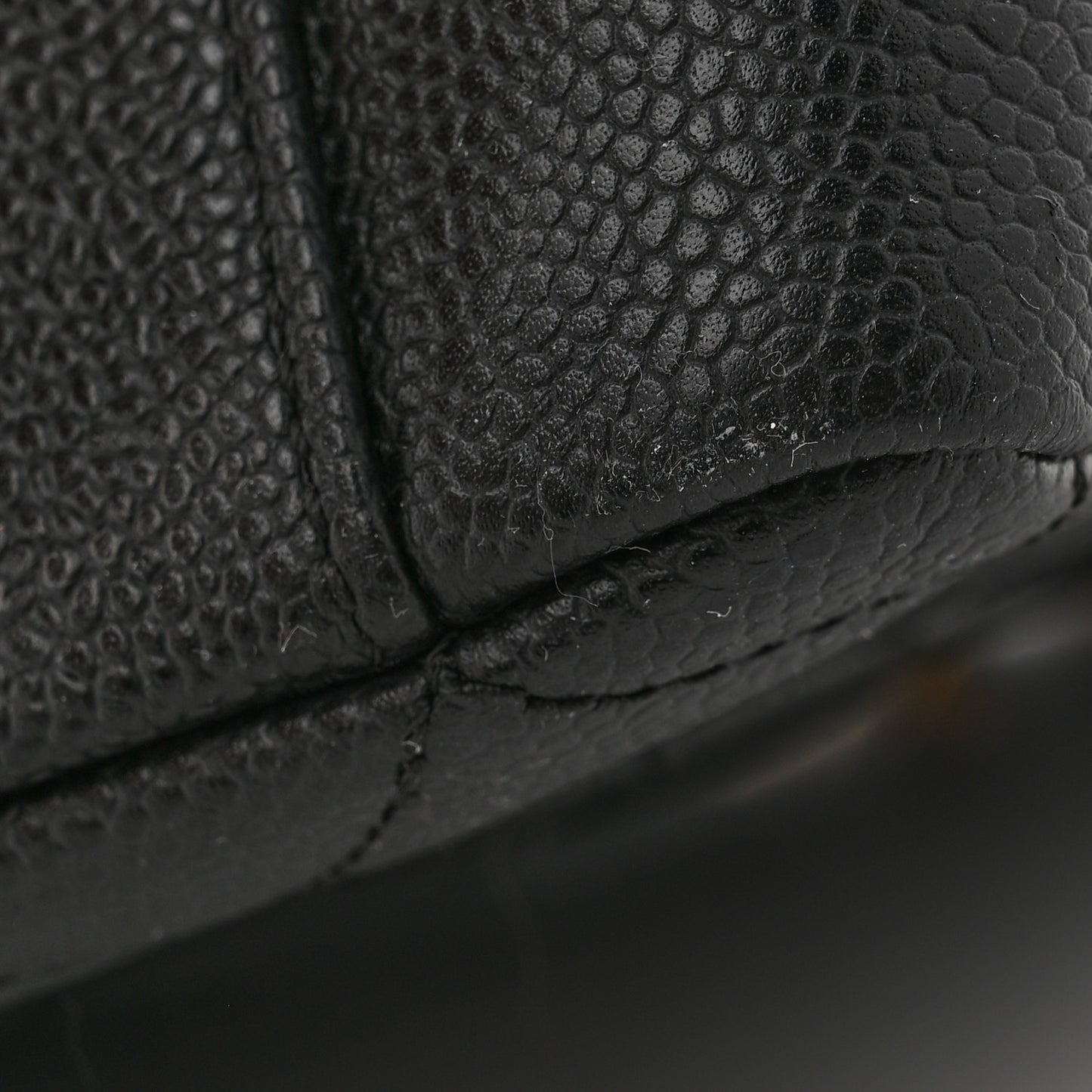 Caviar Quilted Grand Shopping Tote GST Black