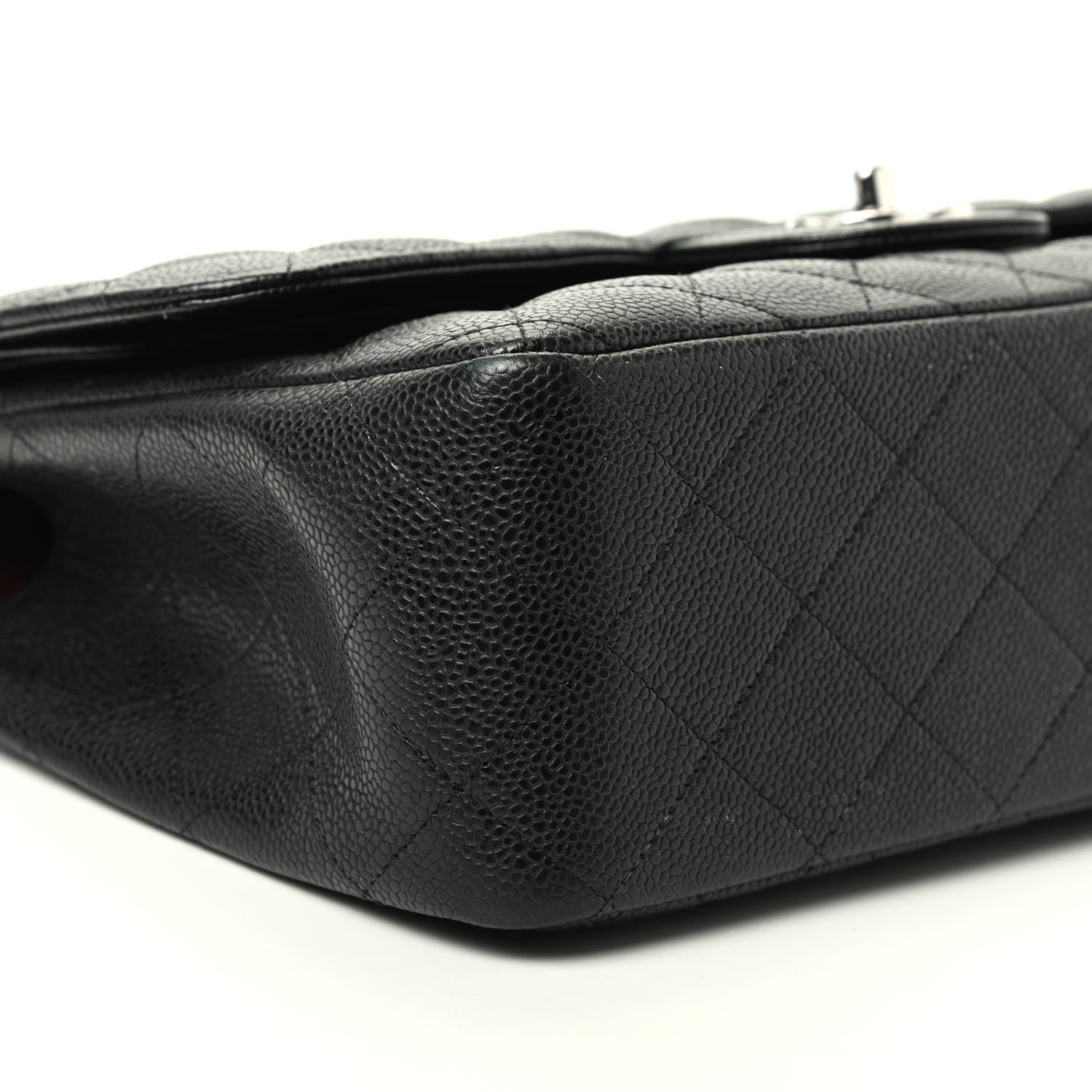 Chanel Caviar Quilted Jumbo Double Flap Black 6 of 9