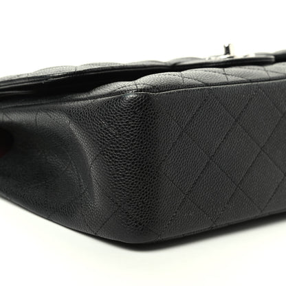 Chanel Caviar Quilted Jumbo Double Flap Black 6 of 9