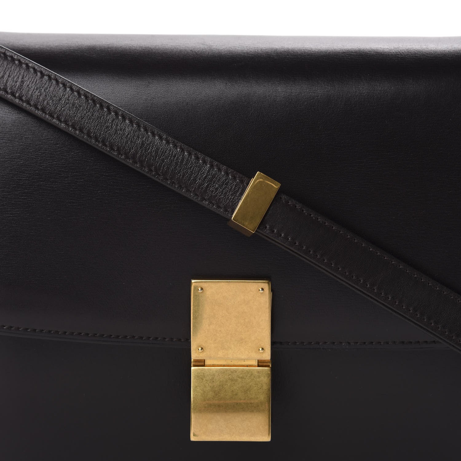 Celine Box Calfskin Medium Classic Box Flap Bag Espresso 13 of 13