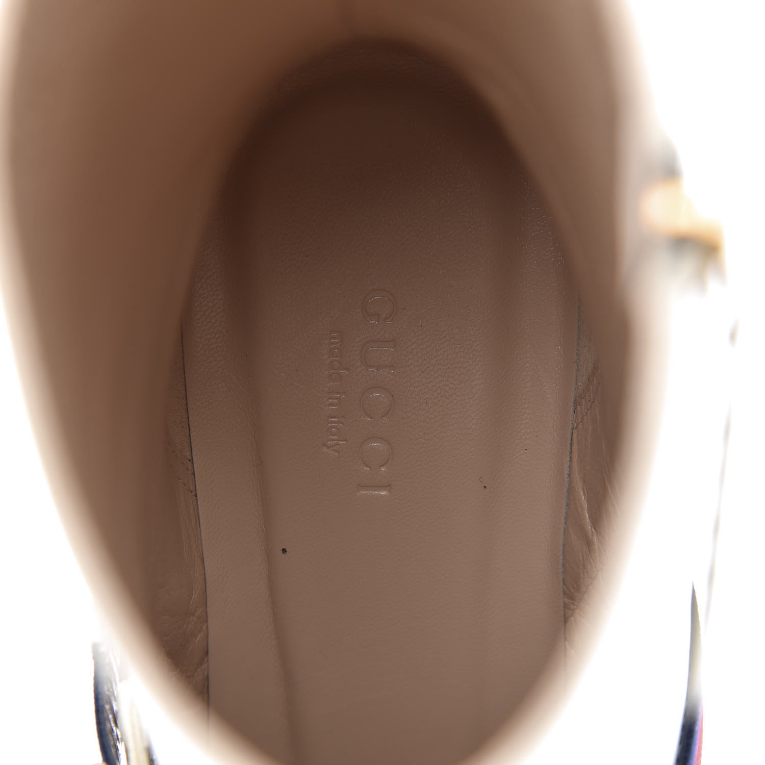 Gucci Nappa Sylvie Ankle Boots 39 Mystic White 6 of 13