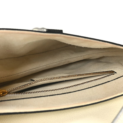 Christian Dior Grained Calfskin Saddle Bag White 5 of 9