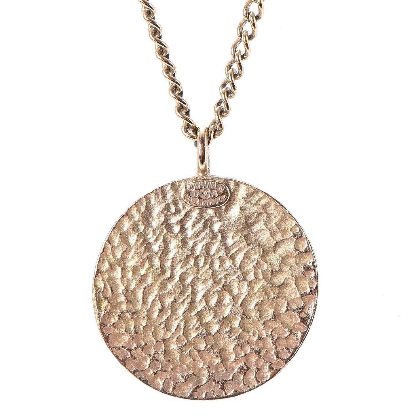 Crystal CC Tweed Necklace Gold