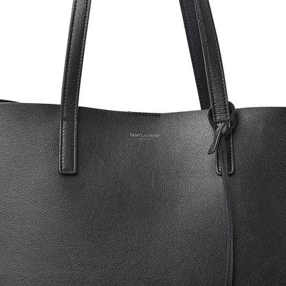 Saint Laurent Calfskin Large Shopping Tote Black 8 of 17