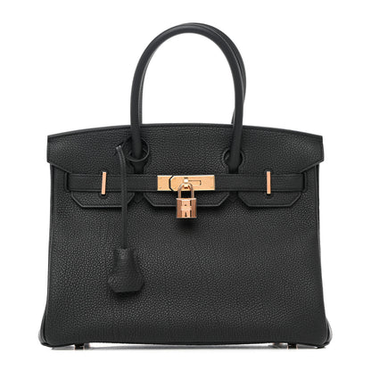Hermes Togo Birkin 30 Black 1 of 12
