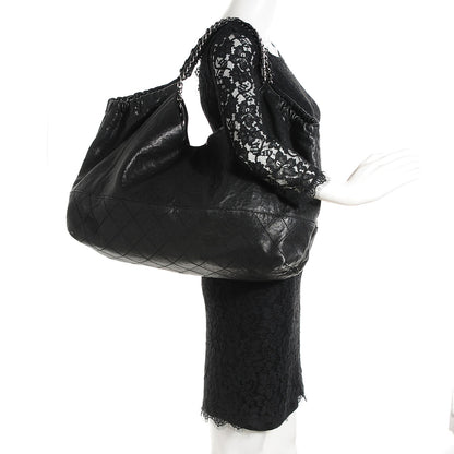 Chanel Calfskin Large Coco Cabas Black 2 of 6