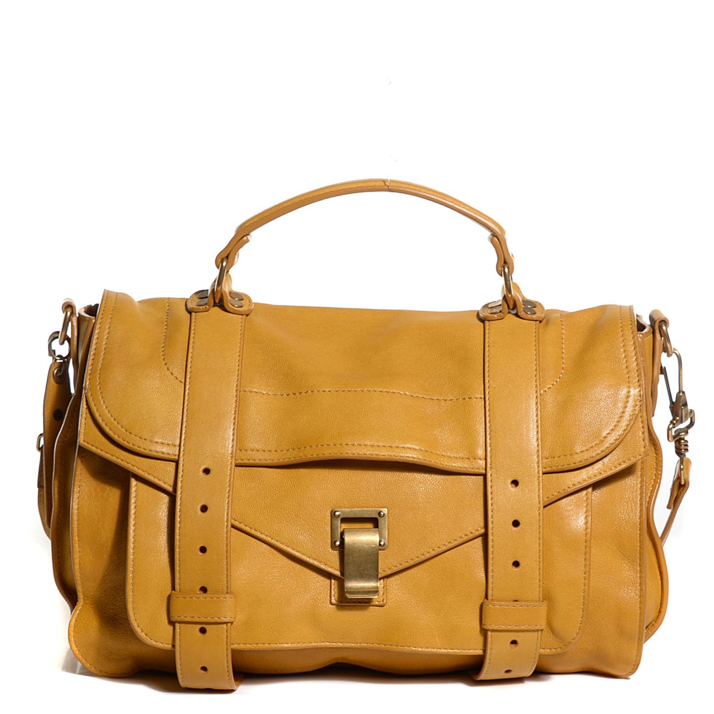 Lambskin Medium PS1 Satchel Mustard