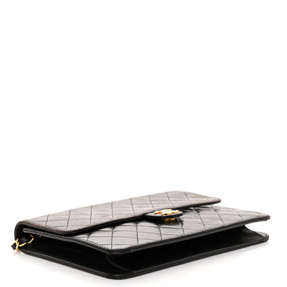 Chanel Lambskin Quilted Medium Single Flap Black 4 of 10