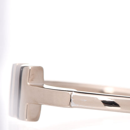 Tiffany 18K White Gold T Wire Ring 53 6.25 5 of 6