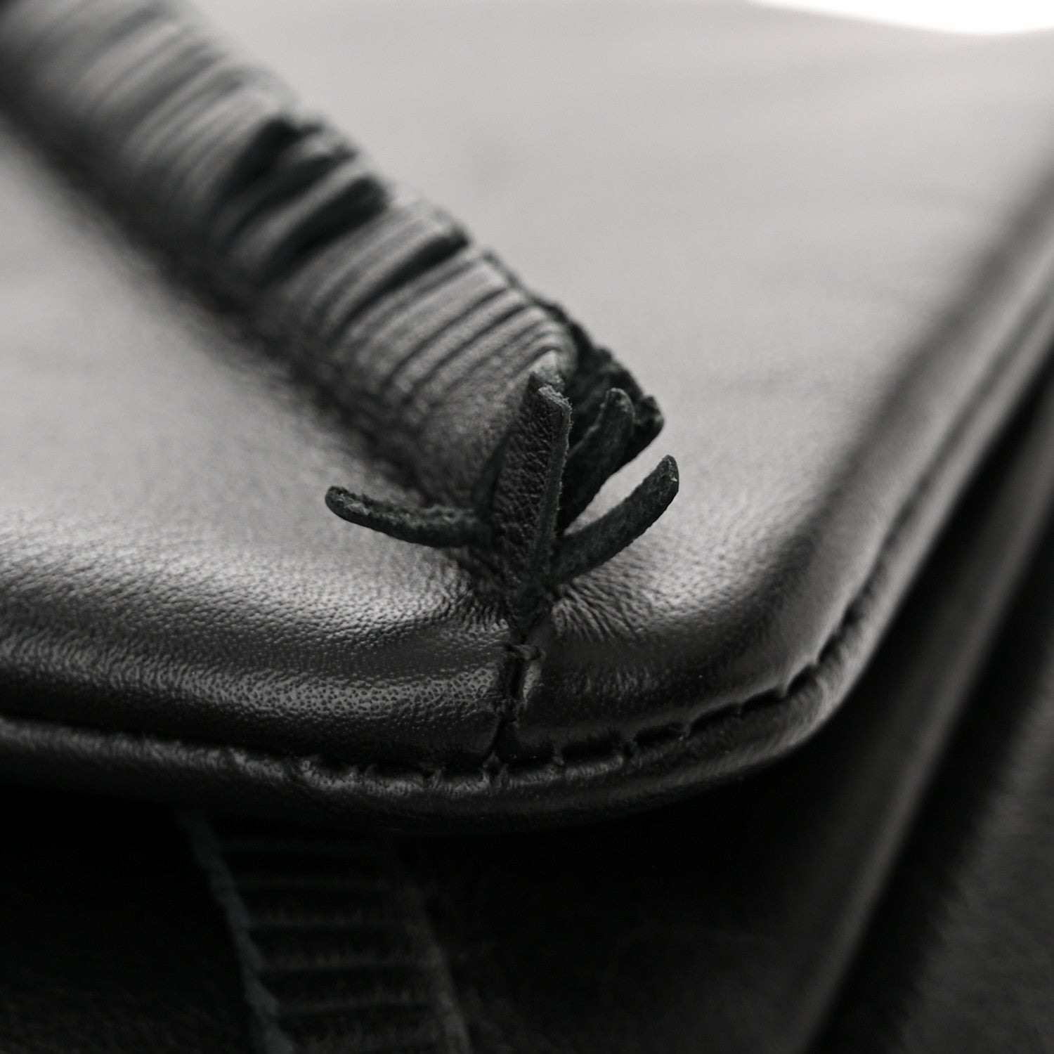 Chanel Lambskin Fringe Single Flap Black 12 of 12
