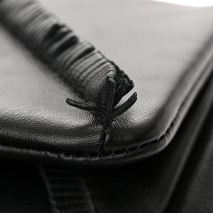 Chanel Lambskin Fringe Single Flap Black 12 of 12