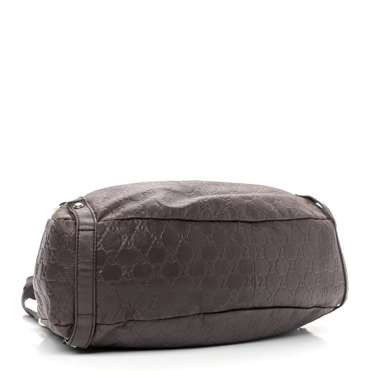 Guccissima Medium Abbey Shoulder Bag Chocolate