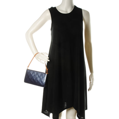 Louis Vuitton Vernis Lexington Pochette Indigo 2 of 7