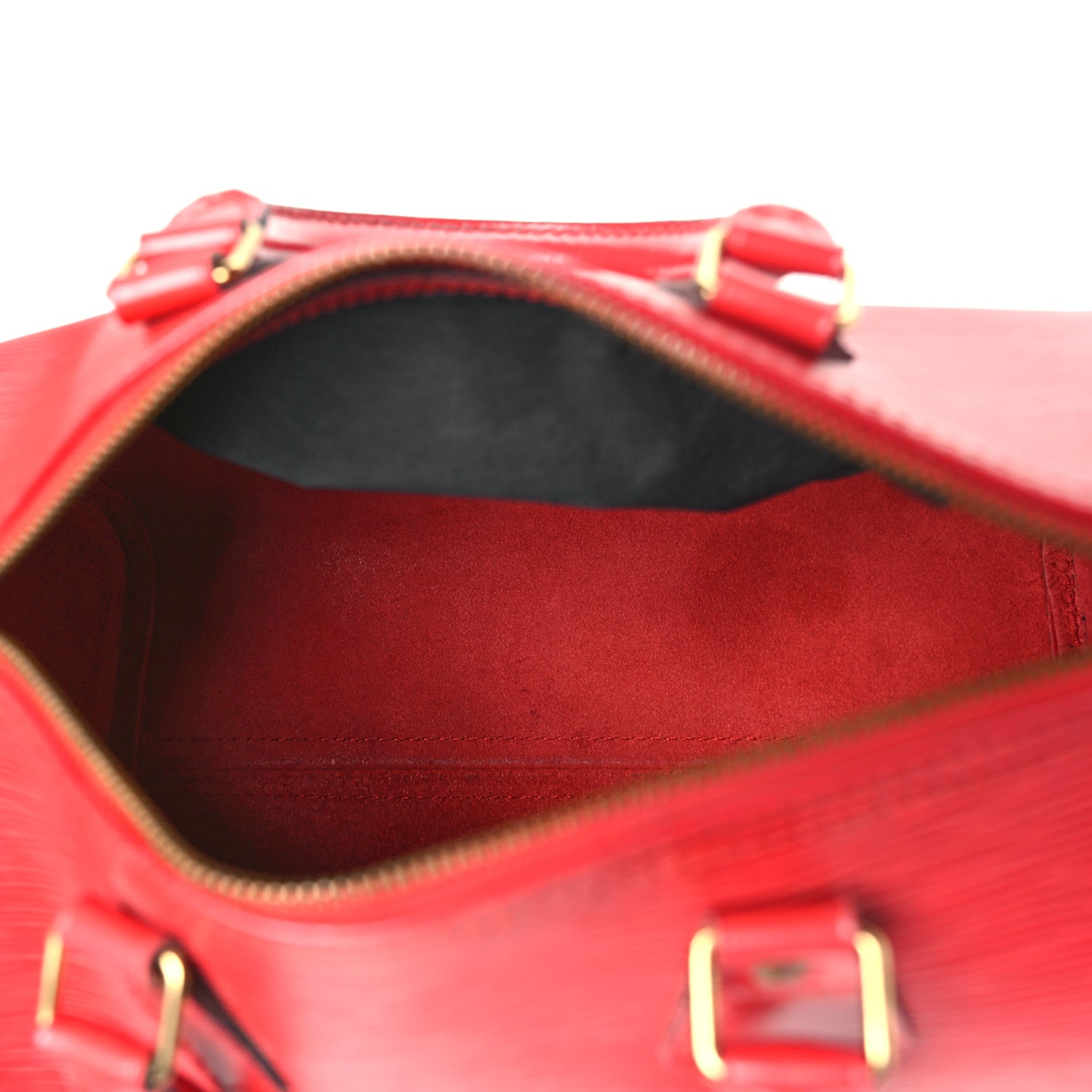Louis Vuitton Epi Speedy 25 Castillan Red 5 of 13