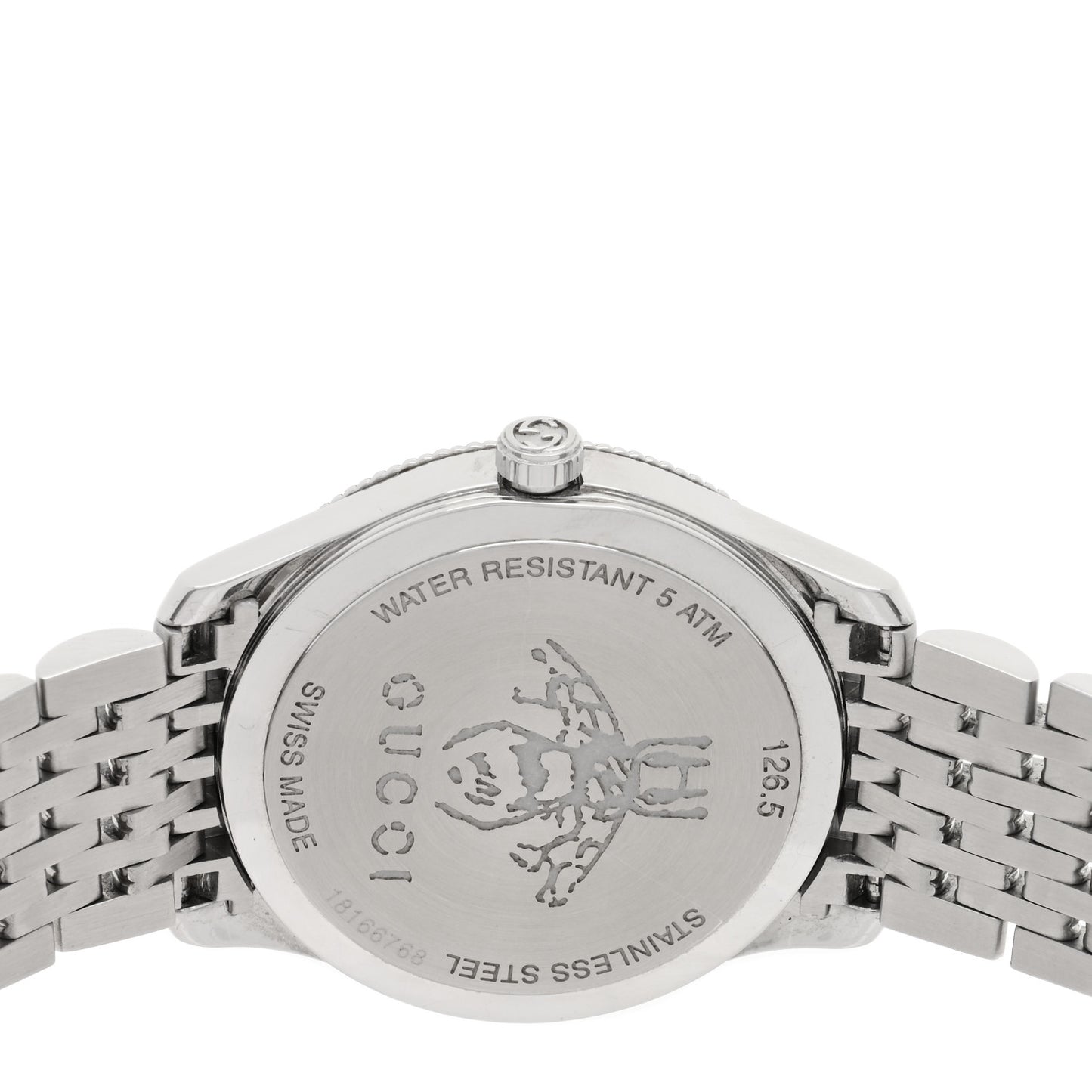 Stainless Steel 29mm G-Timeless Bee Quartz Watch Black