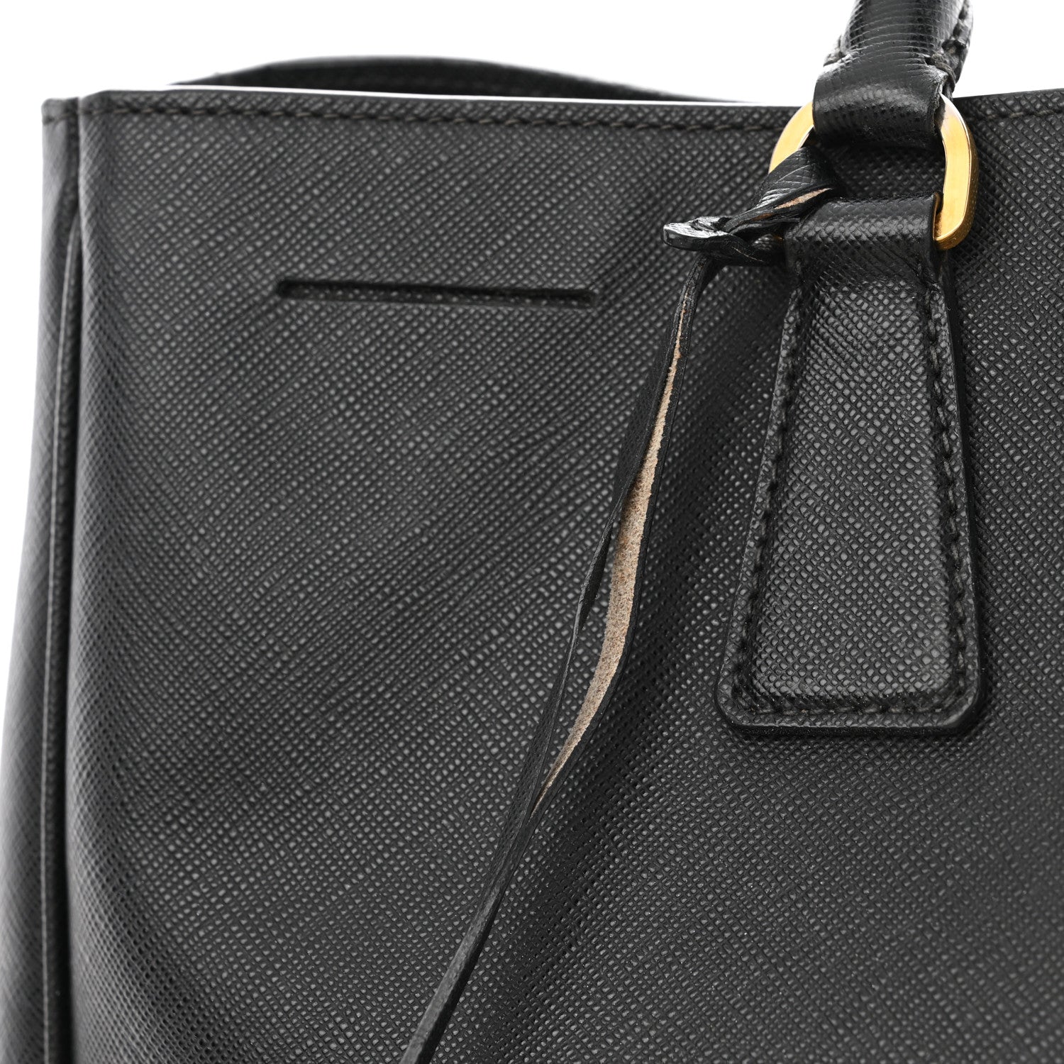 Prada Saffiano Lux Large Tote Black 12 of 13