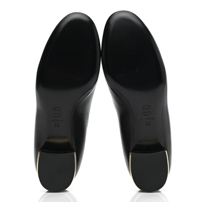 Chanel Lambskin Camellia Ballerina Flats 38 Black 5 of 11
