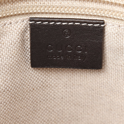 Gucci GG Supreme Monogram Small Zippered Tote Dark Brown 5 of 9