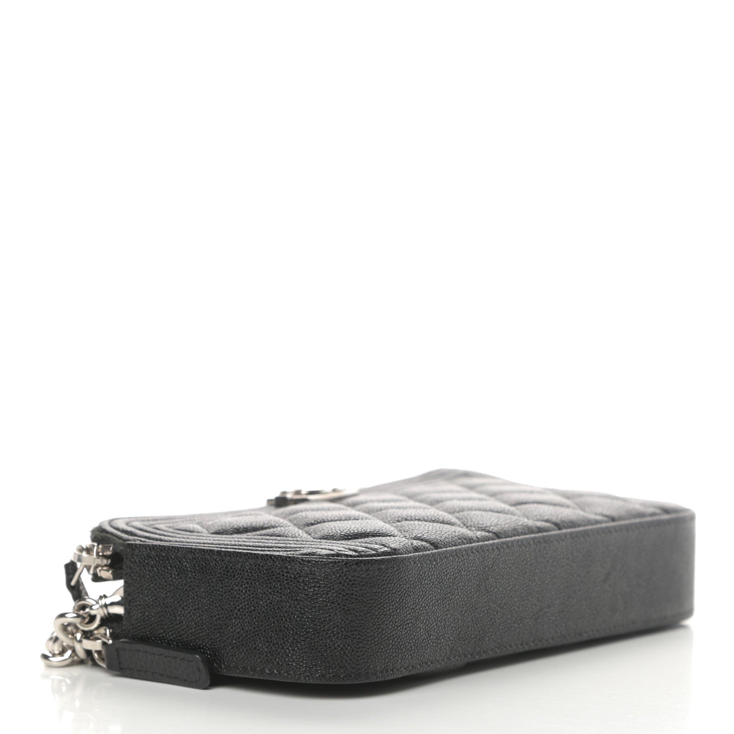 Chanel Caviar Quilted Small Boy Clutch With Chain Black 4 of 14