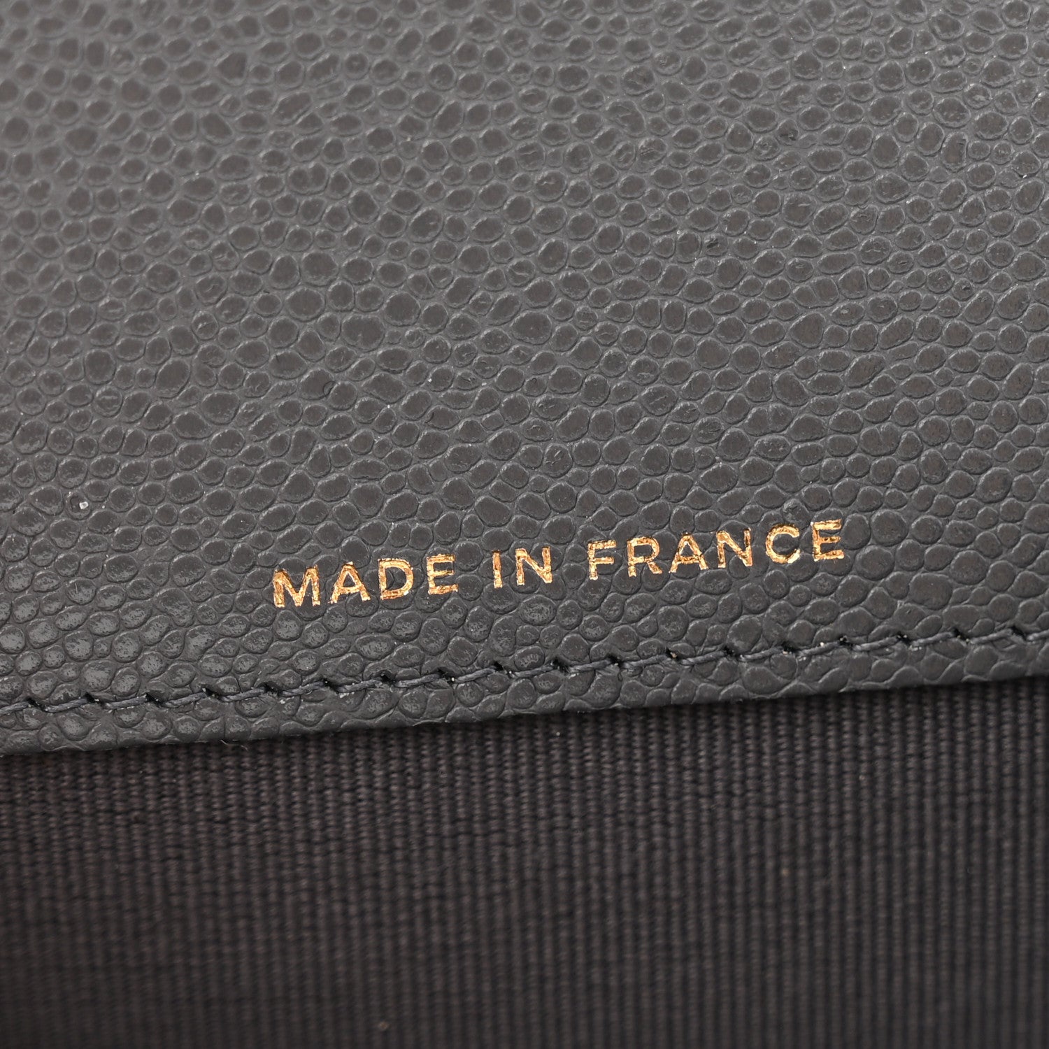 Chanel Caviar Quilted Flap Card Holder Wallet Dark Grey 7 of 9