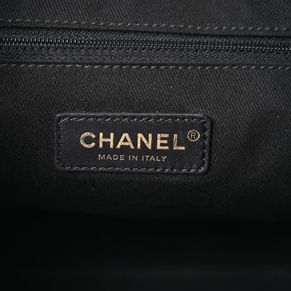 Chanel Sheepskin Caviar Quilted Daily Round Backpack Black 6 of 10