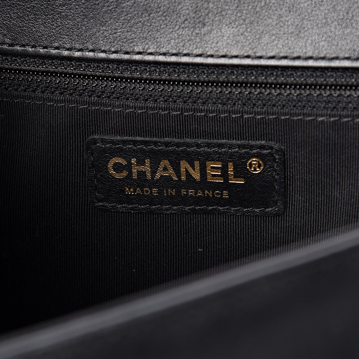 Calfskin Quilted New Medium Boy Flap Black