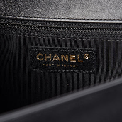 Chanel Calfskin Quilted New Medium Boy Flap Black 6 of 16