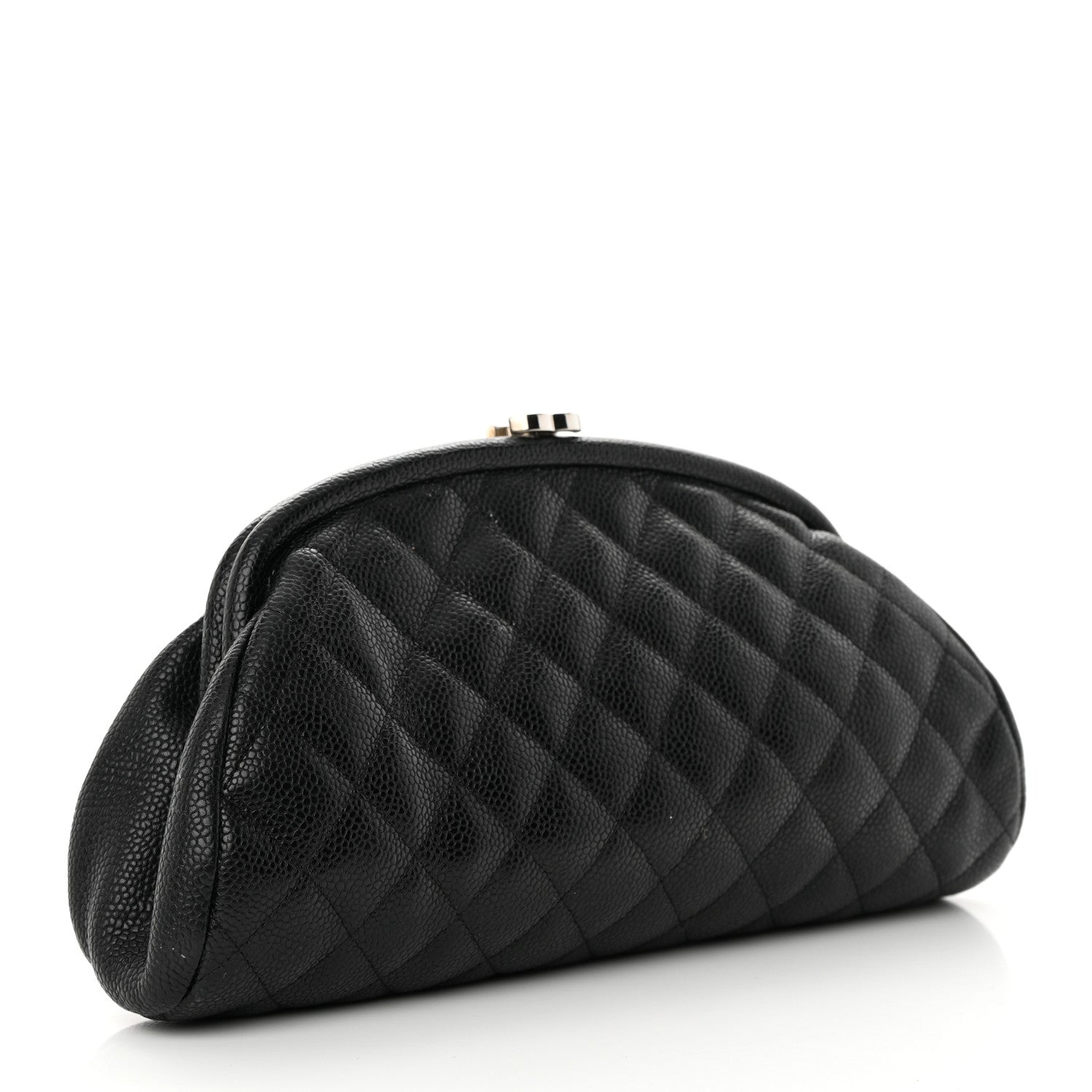 Chanel Caviar Quilted Timeless Clutch Black 3 of 13
