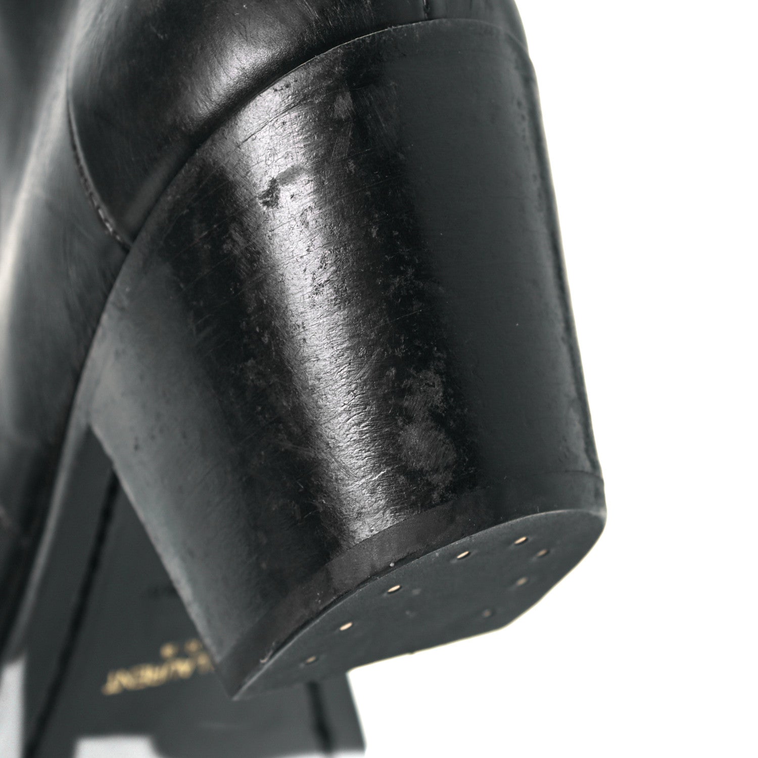 Saint Laurent Calfskin Finn 60 Ankle Boots 40 Black 9 of 11