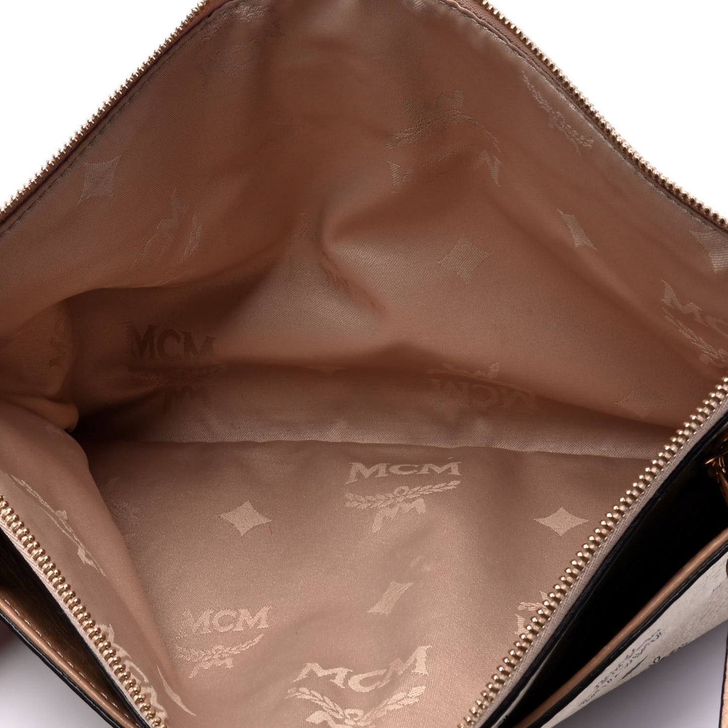 Visetos Crossbody Pouch Beige