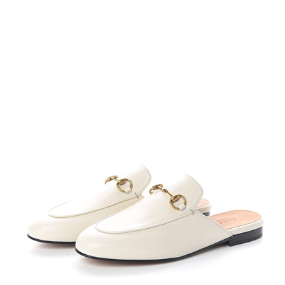 Gucci Malaga Kid Womens Princetown Slippers 36.5 Mystic White 3 of 8