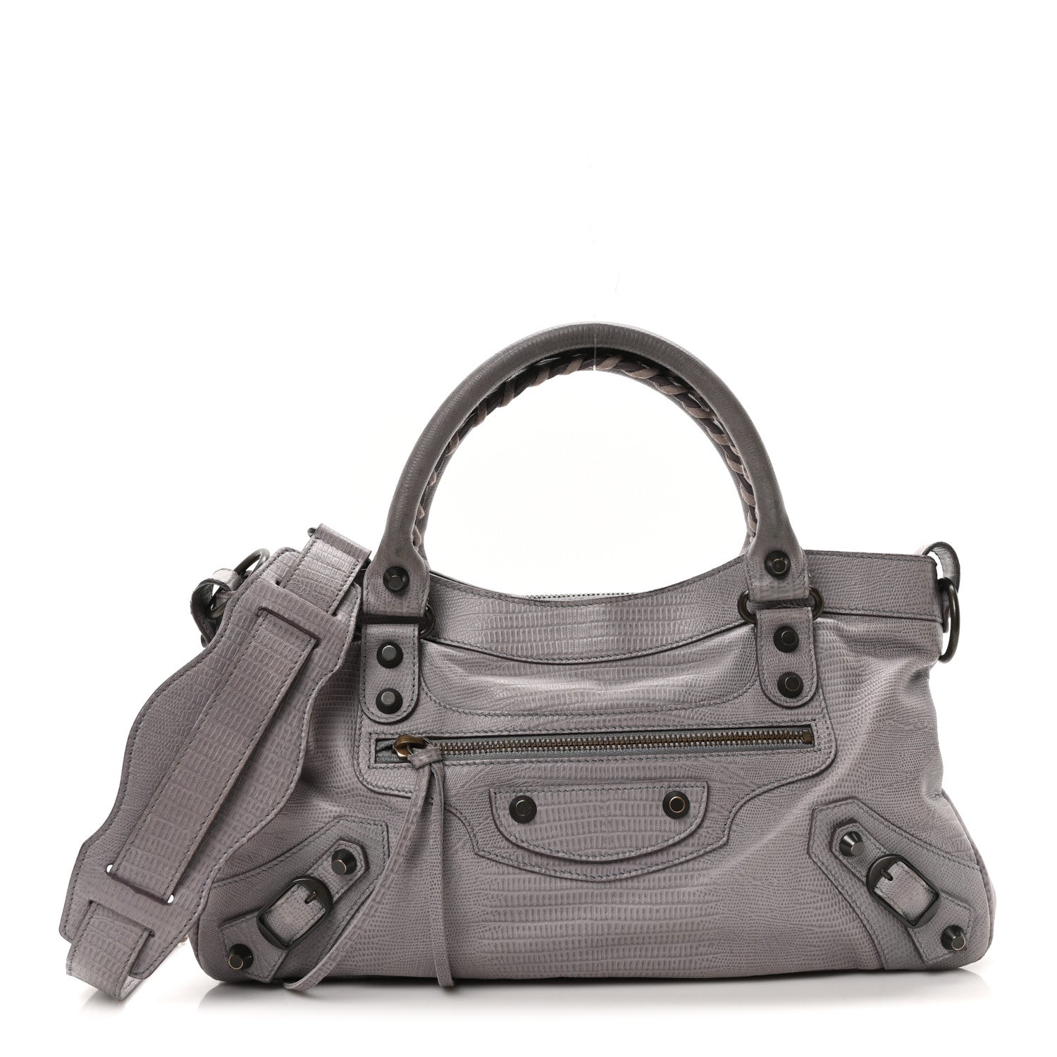 Balenciaga Agneau Lizard Embossed Classic Hardware First Fer 1 of 10