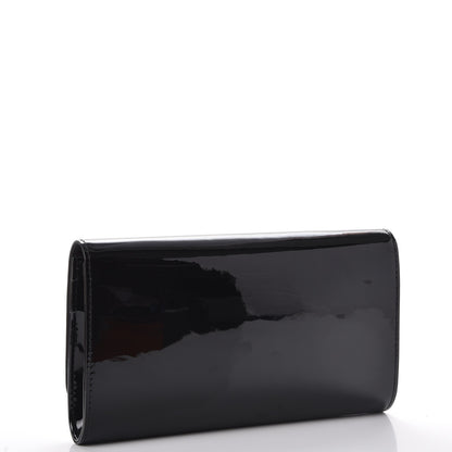 Louis Vuitton Patent Neo Sobe Louise EW Clutch Black 3 of 10