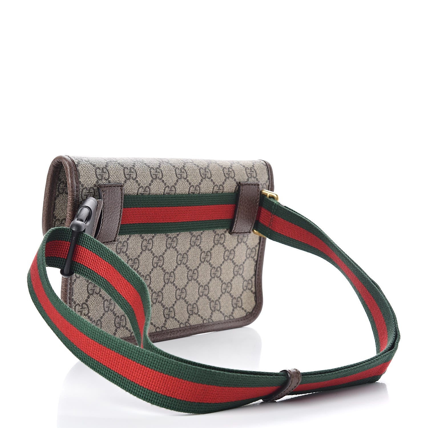 Gucci GG Supreme Monogram Neo Vintage Web Belt Bag Brown 3 of 11