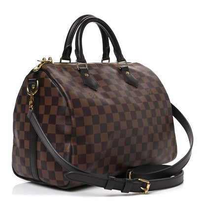 Louis Vuitton Damier Ebene Speedy Bandouliere 30 3 of 10