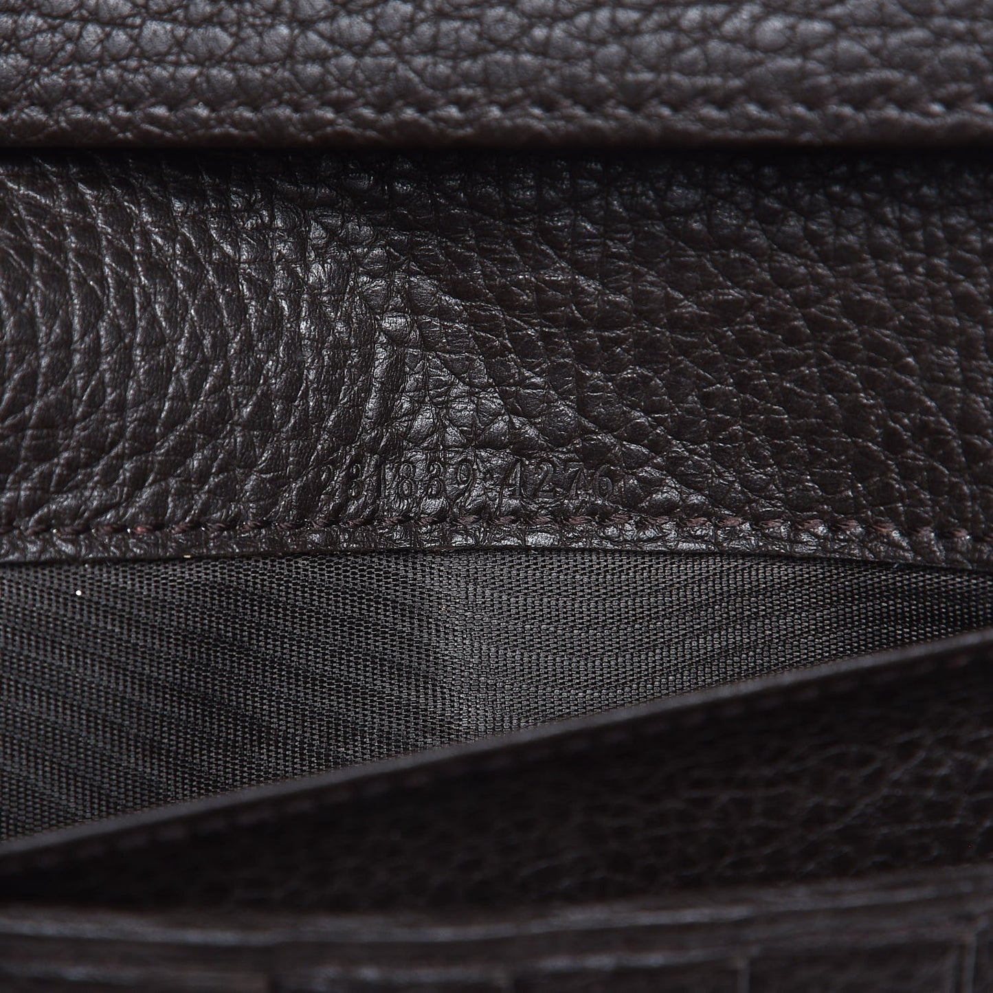 Monogram Continental Charmy Wallet Dark Brown