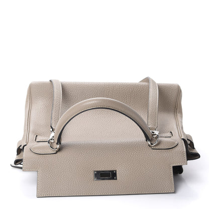 Hermes Togo Kelly Retourne 28 Gris Tourterelle 12 of 33