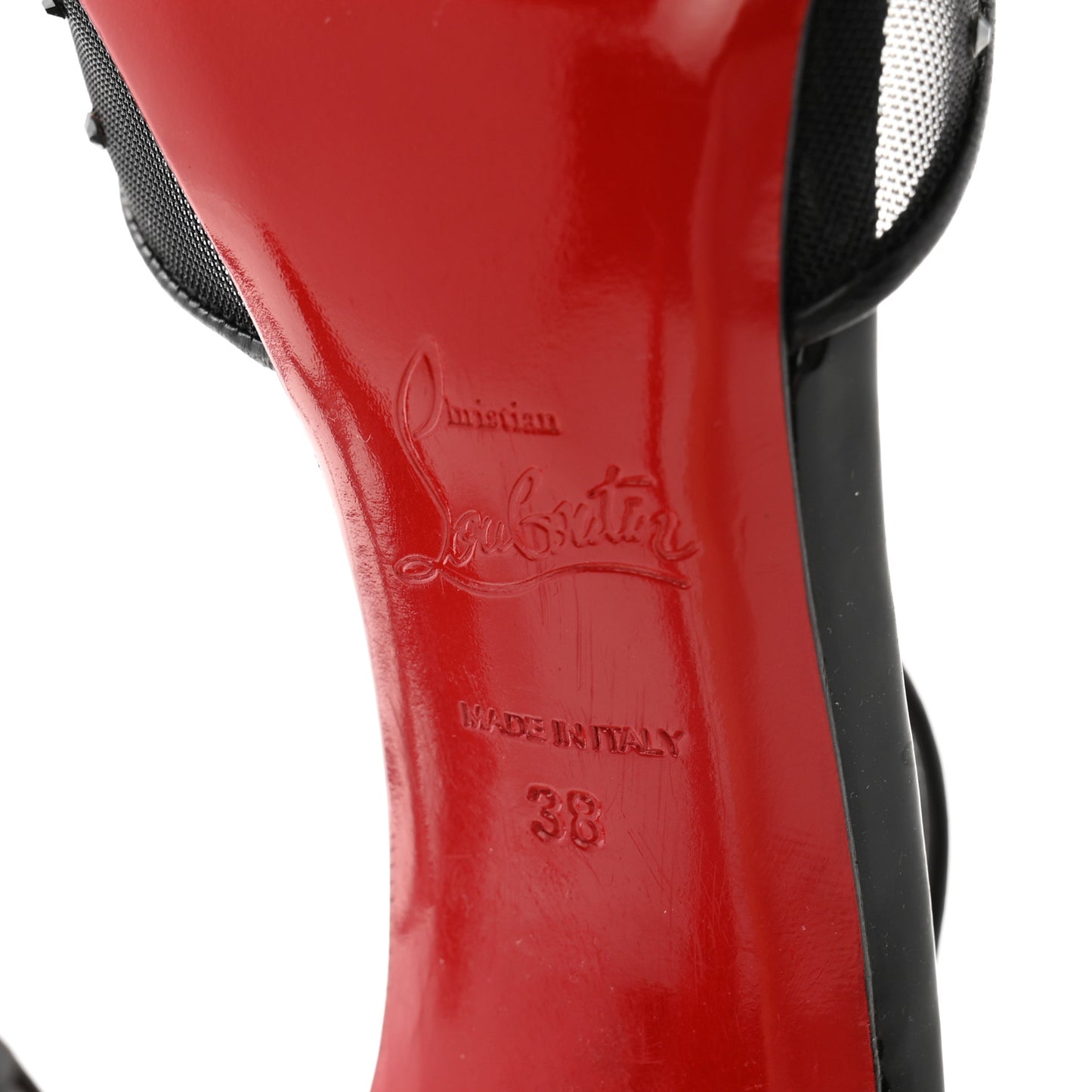 Patent Rete Strass Salopatina 100 Pumps 38 Black