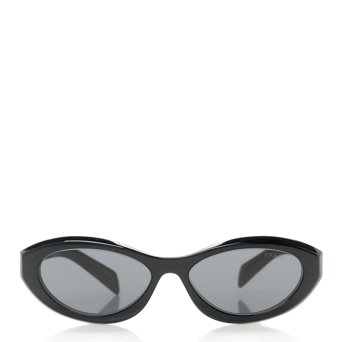 Acetate Oval Sunglasses SPR 26Z Black