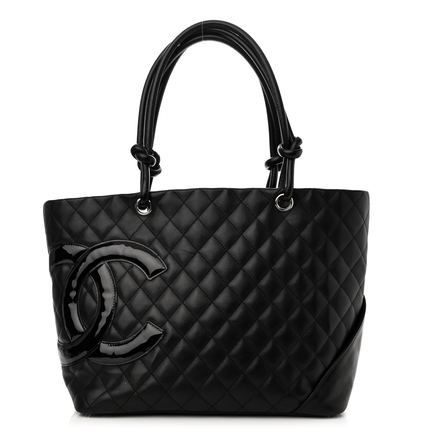 Chanel Calfskin Quilted Large Cambon Tote Black 1 of 13